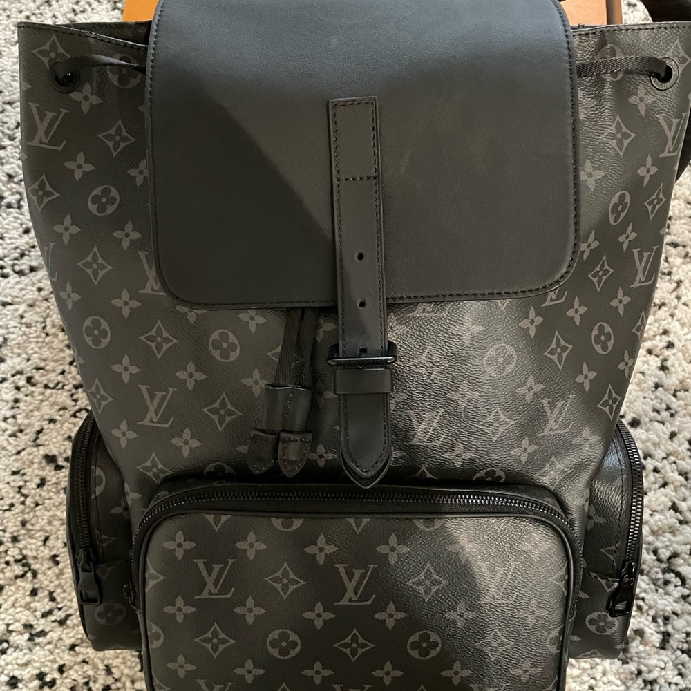 Louis Vuitton Monogram Eclipse Canvas Trio Backpack